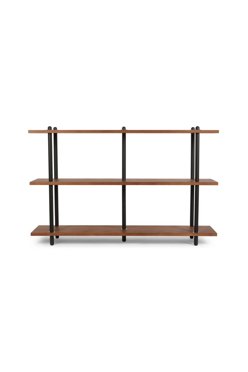 Walnut Open Bookcase | NV Gallery Hawking | Oroatrade.com