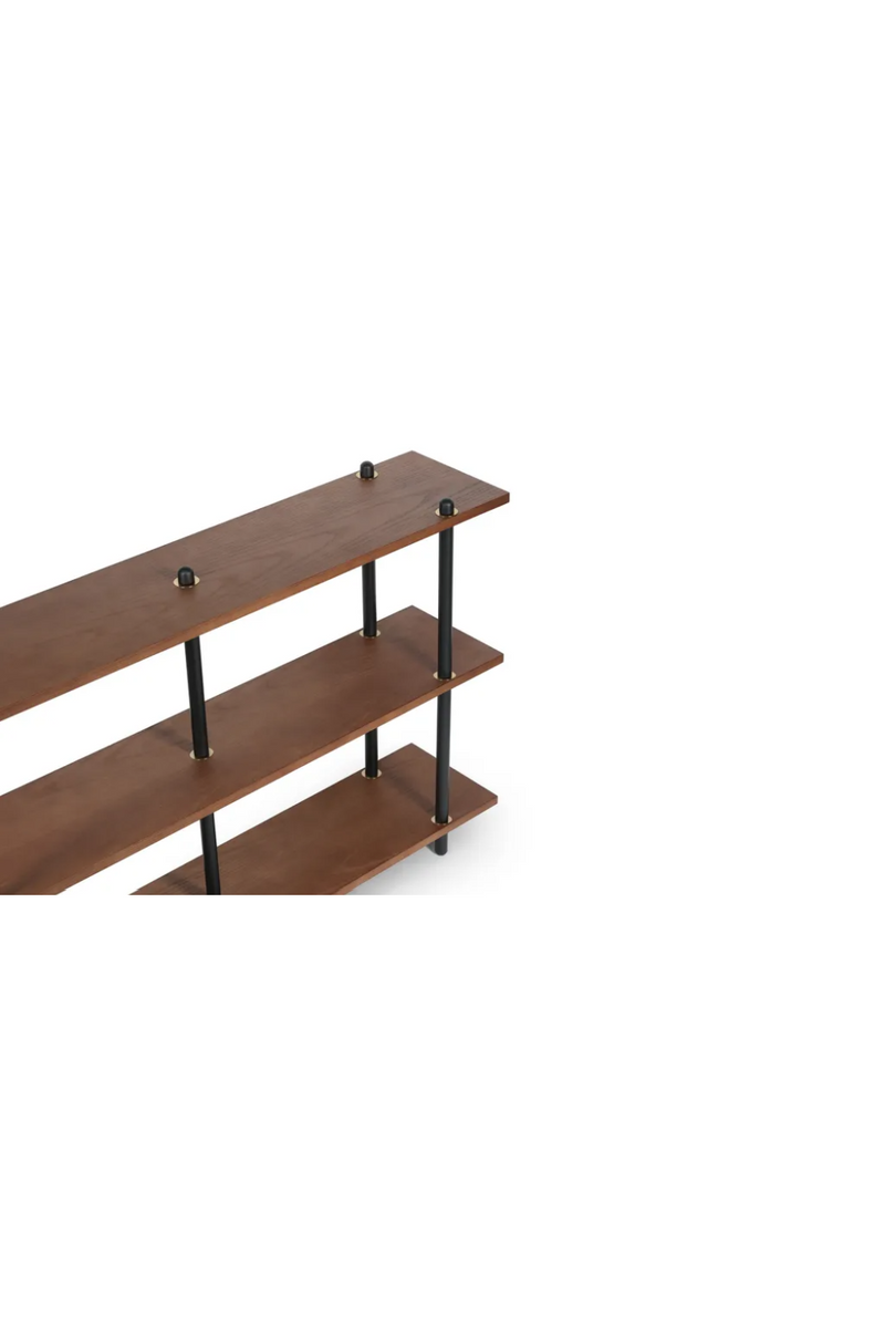 Walnut Open Bookcase | NV Gallery Hawking | Oroatrade.com