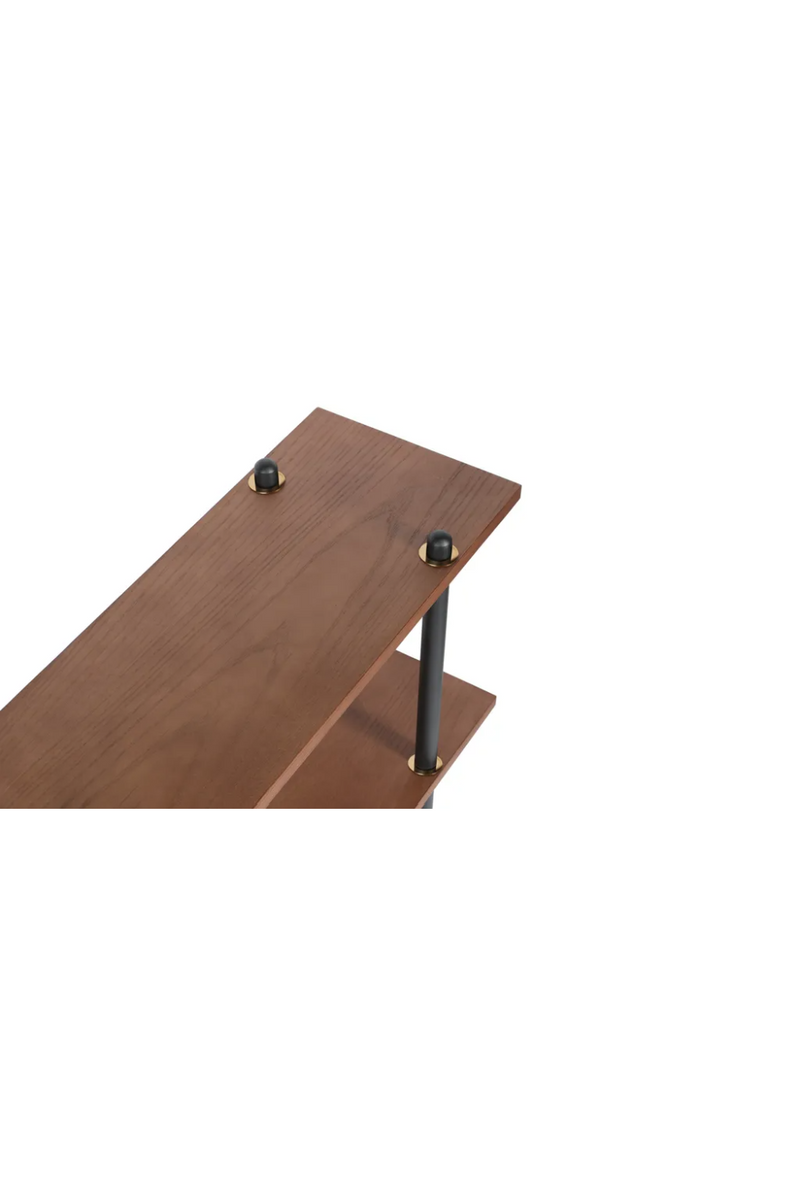 Walnut Open Bookcase | NV Gallery Hawking | Oroatrade.com