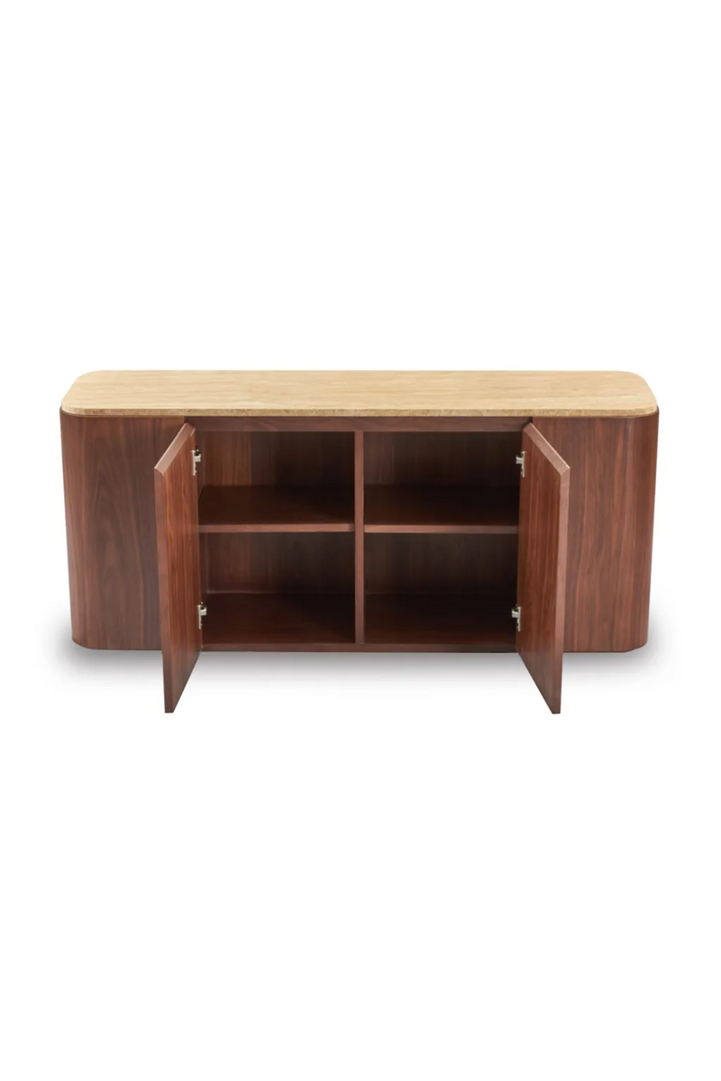 Travertine Top 2-Door Sideboard | NV Gallery Orion | Oroatrade.com