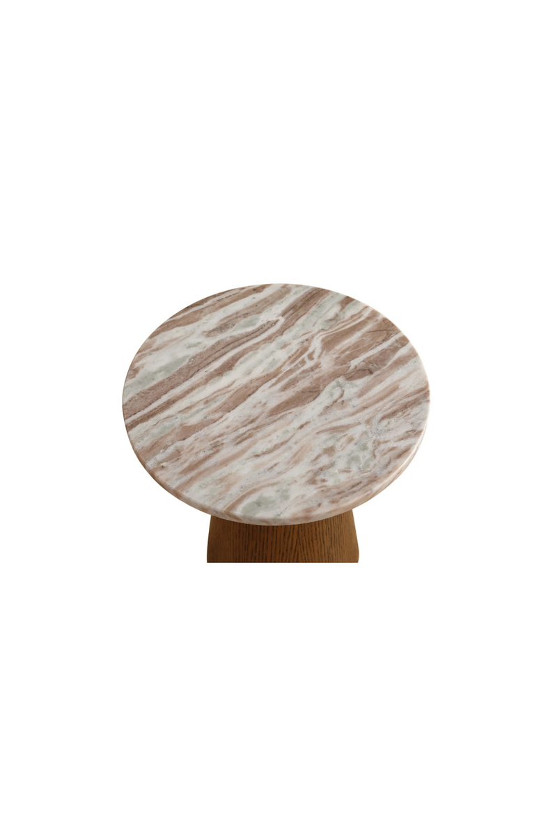 Round Marble Side Table | NV Gallery Avila | Oroatrade.com