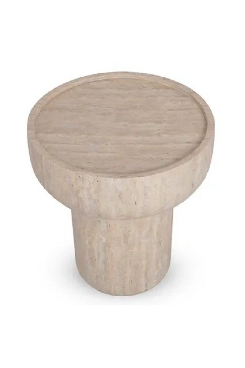 Round Fiberglass Side Table | NV Gallery Calypso | Oroatrade.com