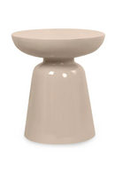 Glossy Sculptured Side Table | NV Gallery Cersei