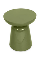 Glossy Sculptured Side Table | NV Gallery Cersei