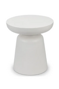Glossy Sculptured Side Table | NV Gallery Cersei