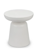 Glossy Sculptured Side Table | NV Gallery Cersei