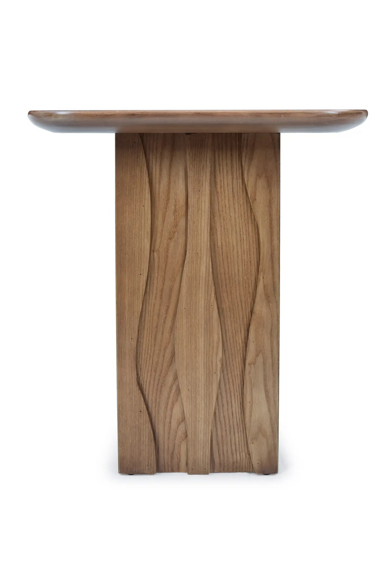 Wooden Relief Side Table | NV Gallery Ondula | Oroatrade.com