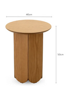 Wooden Round Side Table | NV Gallery Fushimi | Oroatrade.com