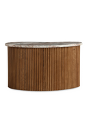 Red Marble Side Table L | NV Gallery Isleta | Oroatrade.com