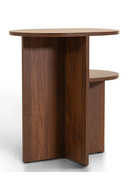 2-Layer Oval Bedside Table | NV Gallery Kyoto | Oroatrade.com