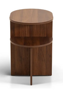 2-Layer Oval Bedside Table | NV Gallery Kyoto | Oroatrade.com