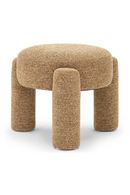 Brown Tweed Round Stool | NV Gallery Luqa | Oroa.com