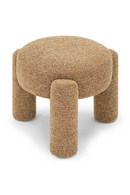 Brown Tweed Round Stool | NV Gallery Luqa | Oroa.com