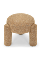 Brown Tweed Round Stool | NV Gallery Luqa | Oroa.com