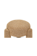 Brown Tweed Round Stool | NV Gallery Luqa | Oroa.com
