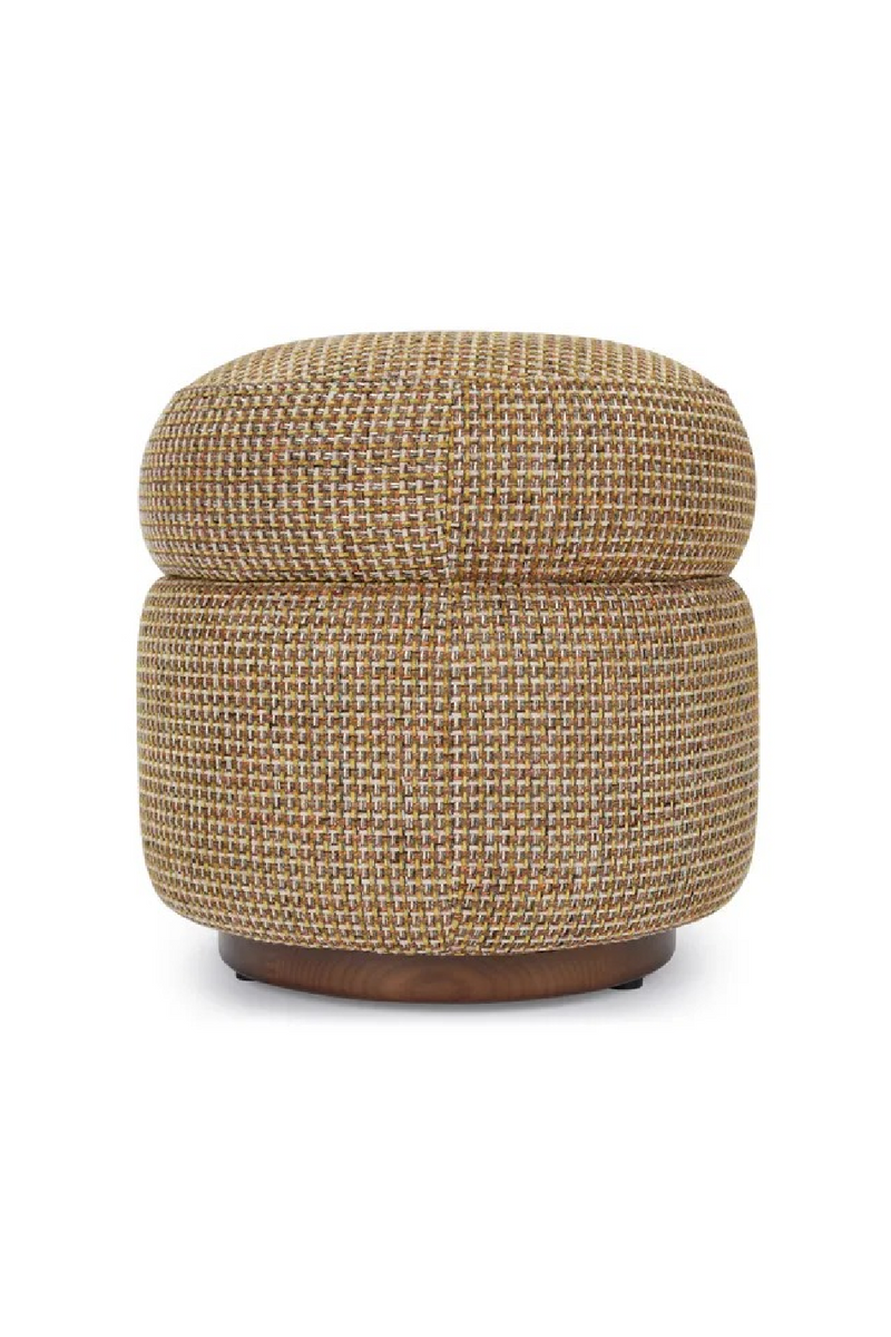 Yellow Tweed Pouf | NV Gallery Mosso | Oroatrade.com