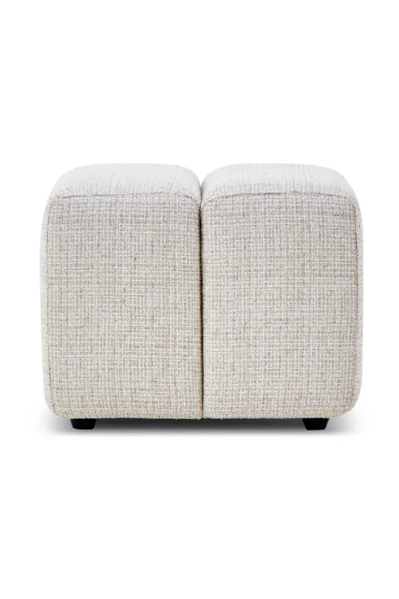 Beige Tweed Pouf | NV Gallery Nami | Oroatrade.com