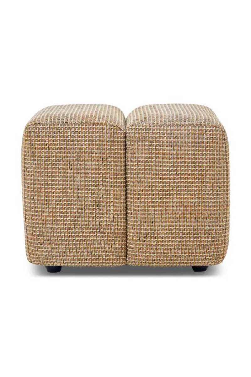 Yellow Tweed Pouf | NV Gallery Nami | Oroatrade.com