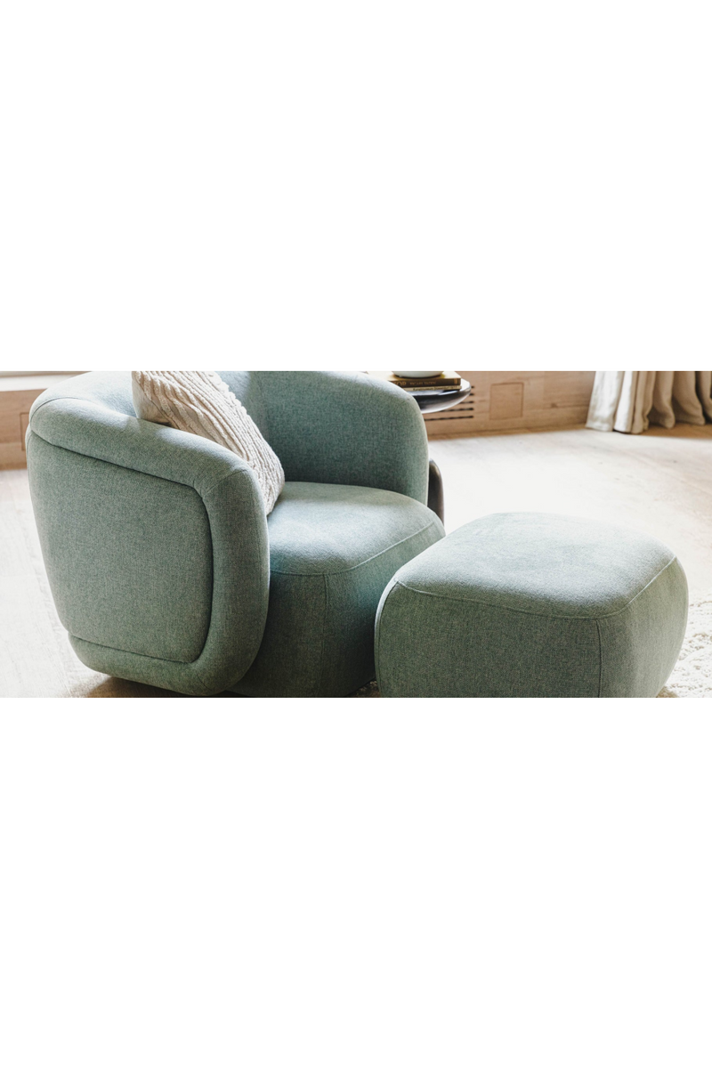 Fabric Upholstered Ottoman | NV Gallery Volta | Oroatrade.com