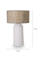 Woven Fiber Table Lamp | NV Gallery Agape | Oroatrade.com
