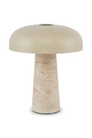 Travertine Base Table Lamp | NV Gallery Amanita | Oroatrade.com
