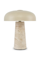 Travertine Base Table Lamp | NV Gallery Amanita | Oroatrade.com