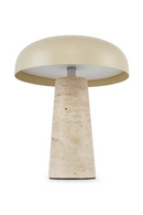 Travertine Base Table Lamp | NV Gallery Amanita | Oroatrade.com