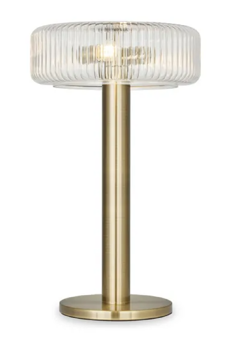 Ribbed Glass Table Lamp | NV Gallery Charlton | Oroatrade.com