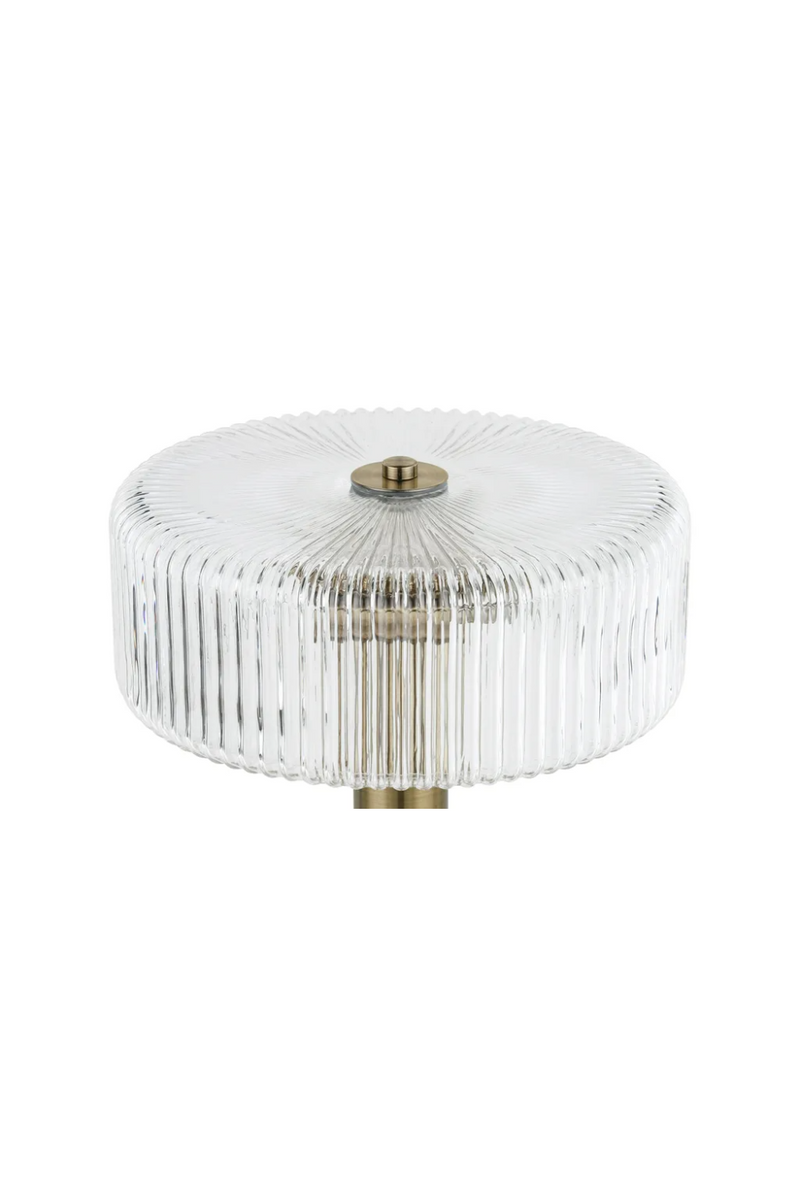 Ribbed Glass Table Lamp | NV Gallery Charlton | Oroatrade.com