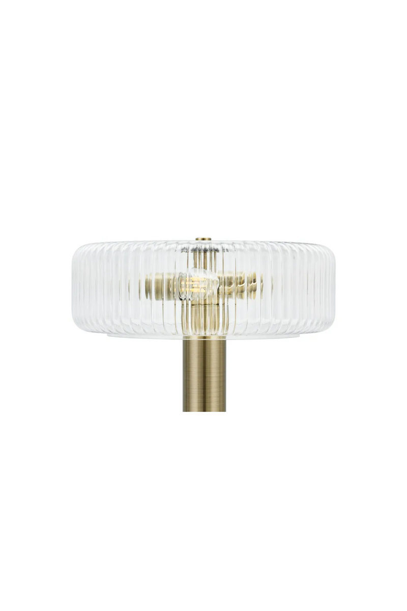 Ribbed Glass Table Lamp | NV Gallery Charlton | Oroatrade.com