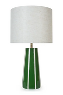 Green Stripes Ceramic Table Lamp | NV Gallery Gian | Oroatrade.com