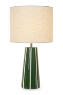 Green Stripes Ceramic Table Lamp | NV Gallery Gian | Oroatrade.com
