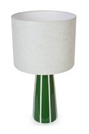 Green Stripes Ceramic Table Lamp | NV Gallery Gian | Oroatrade.com