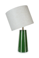 Green Stripes Ceramic Table Lamp | NV Gallery Gian | Oroatrade.com