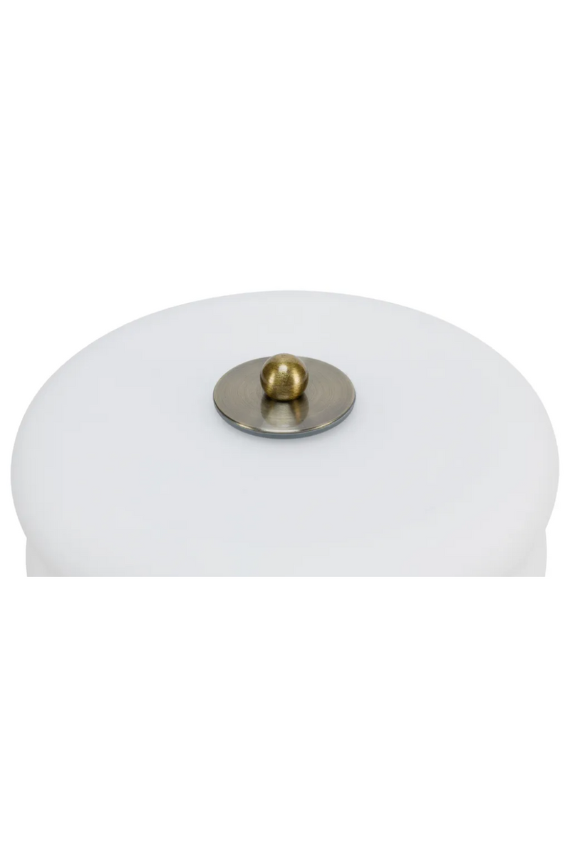 Cylindrical Brass Table Lamp | NV Gallery Houston | Oroatrade.com