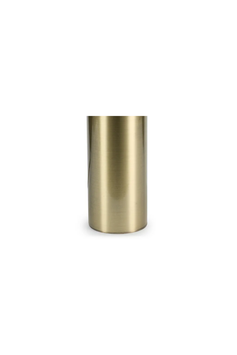 Cylindrical Brass Table Lamp | NV Gallery Houston | Oroatrade.com