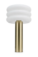 Cylindrical Brass Table Lamp | NV Gallery Houston | Oroatrade.com