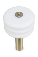 Cylindrical Brass Table Lamp | NV Gallery Houston | Oroatrade.com