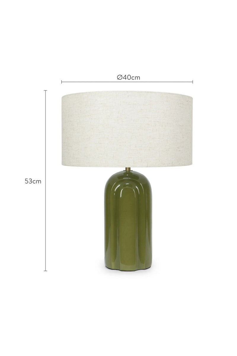 Olive Green Table Lamp | NV Gallery Leyanis | Oroatrade.com