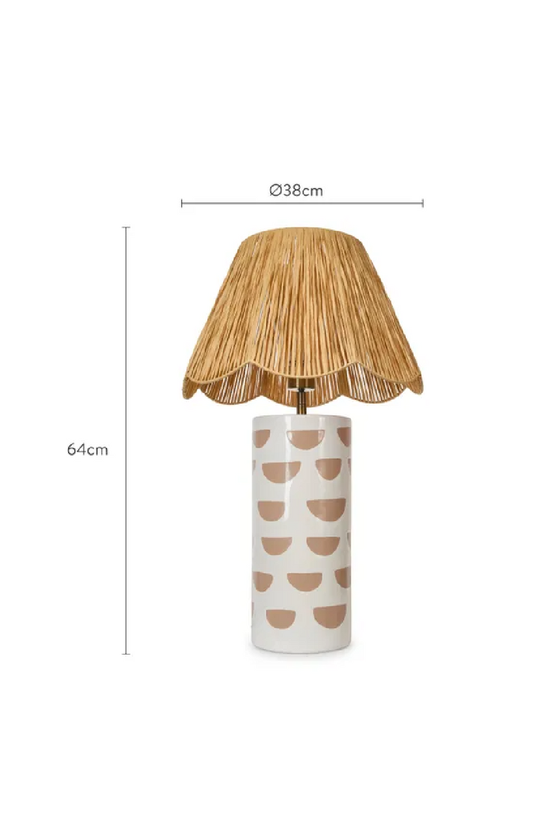 Handpainted Ceramic Table Lamp | NV Gallery Mara | Oroatrade.com