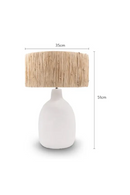 Woven Raffia Table Lamp | NV Gallery Nour | Oroatrade.com