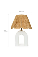 Arched Ceramic Table Lamp | NV Gallery Osni | Oroatrade.com