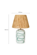 Woven Raffia Table Lamp | NV Gallery Savannah | Oroatrade.com