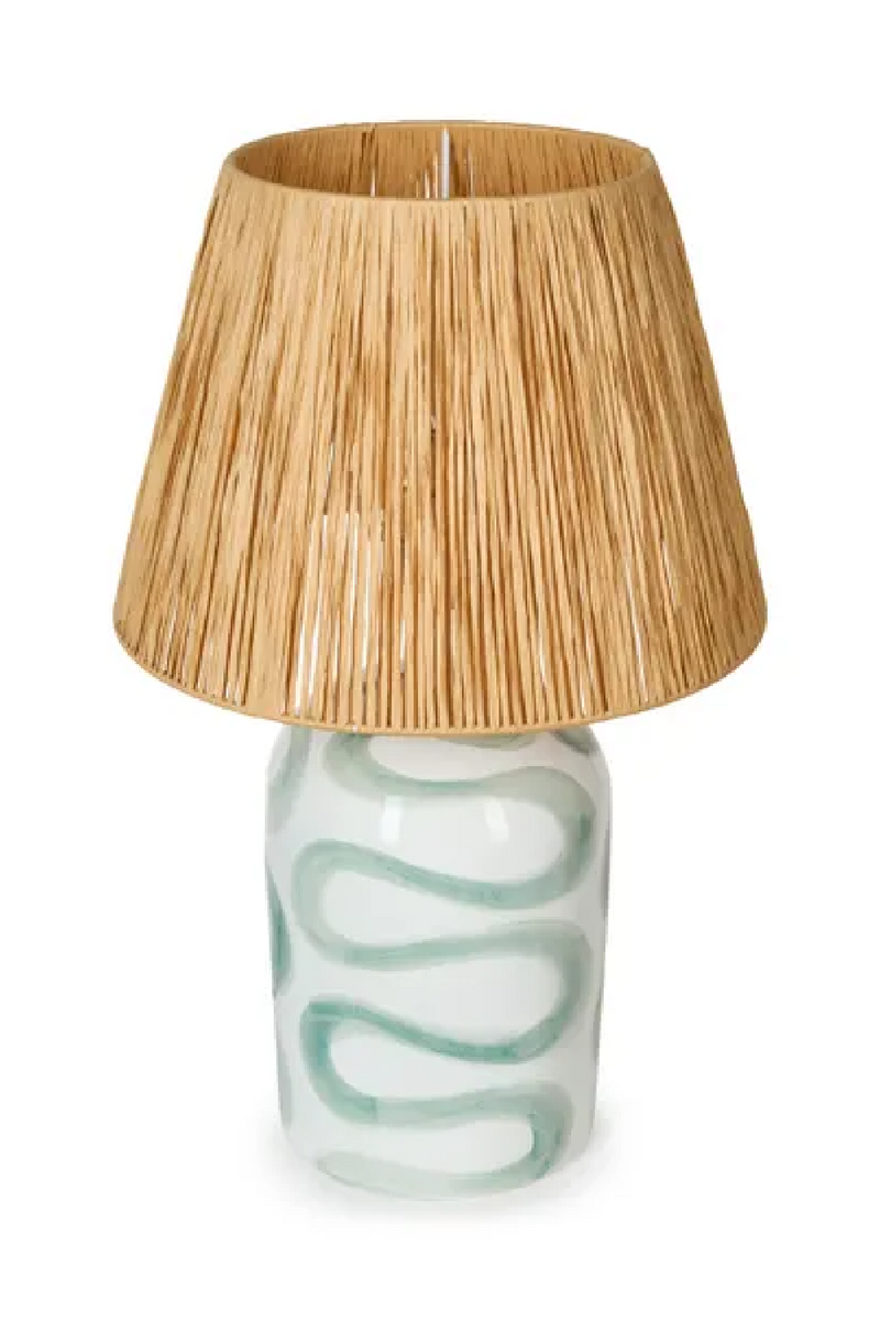 Woven Raffia Table Lamp | NV Gallery Savannah | Oroatrade.com