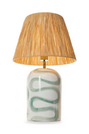Woven Raffia Table Lamp | NV Gallery Savannah | Oroatrade.com