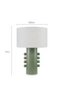 Green Ceramic Table Lamp | NV Gallery Soli | Oroatrade.com