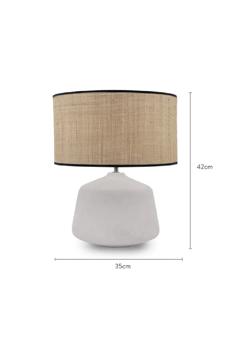 Straw Fiber Table Lamp | NV Gallery Sulu | Oroatrade.com
