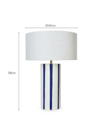 Handpainted Ceramic Base Table Lamp | NV Gallery Zhoe | Oroatrade.com