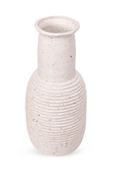 Gray Fluted Ceramic Vase | NV Gallery Alzira | Oroatrade.com