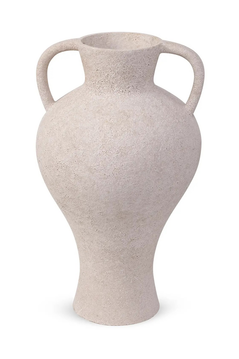 Textured Taupe Ceramic Vase | NV Gallery Anabela | Oroatrade.com